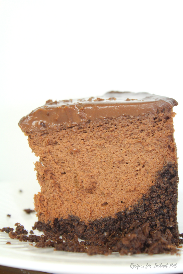 Instant Pot Chocolate Cheesecake - Recipes for Instant Pot 