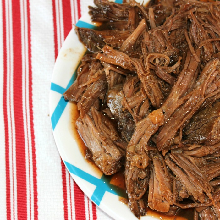 Crock Pot Shredded BBQ Beef