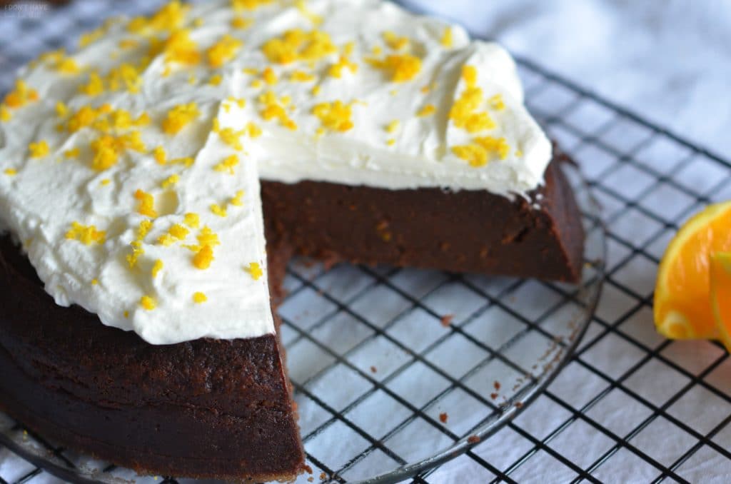 Instant Pot Flourless Orange Chocolate Cake- I Don't Have Time for That 