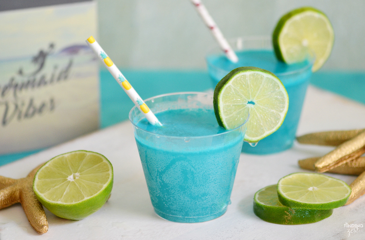 Summer Mocktails-Tropical Mermaid Punch- Finding Zest 