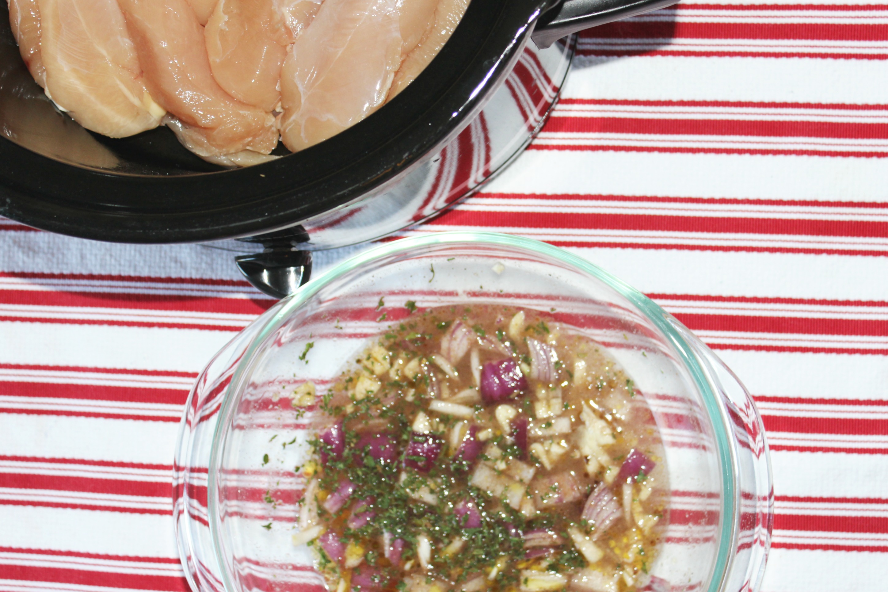 Chicken Gyros in Crockpot 