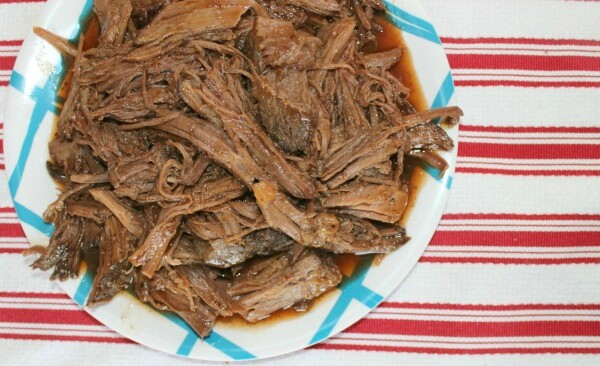Slow Cooker BBQ Beef Featured