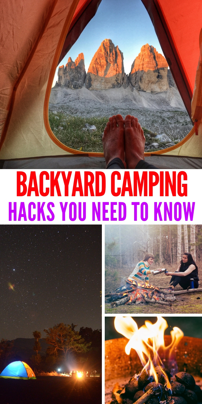 backyard camping hacks and tips