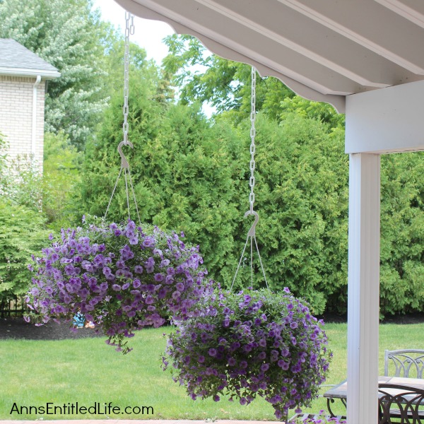 Backyard Ideas -Hanging Baskets-Ann's Entitled Life