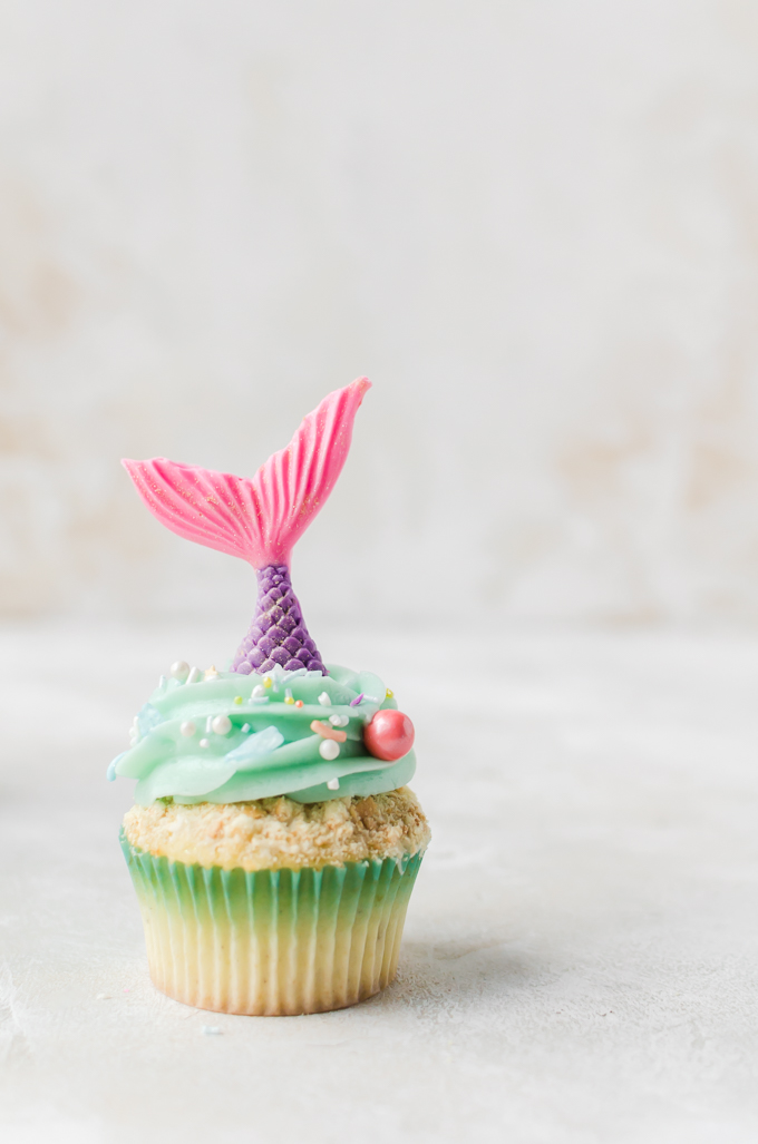 Summer Inspired Cupcakes - Mermaid Cupcakes- A Cookie Named Desire