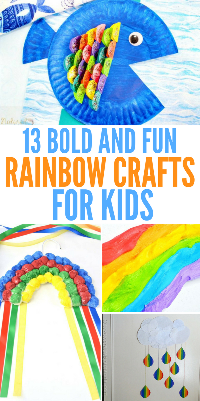 Pass The Time With These Adorable Rainbow Crafts For Kids 