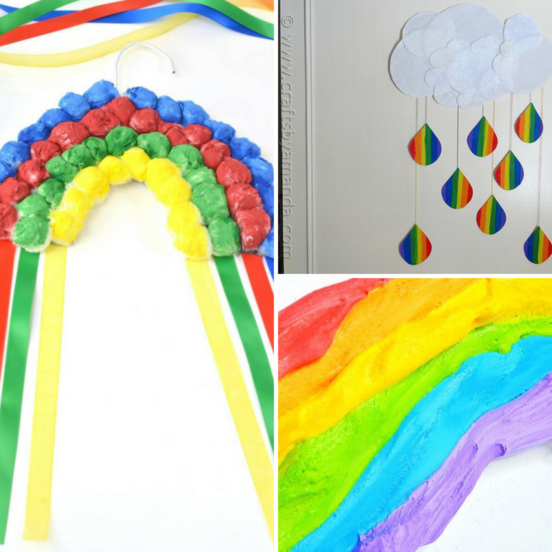 Pass The Time With These Adorable Rainbow Crafts For Kids