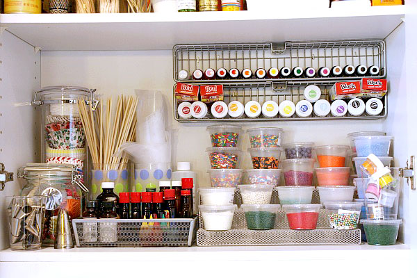 Kitchen Organization on A Budget - Spice Rack Organized Tidy Mom