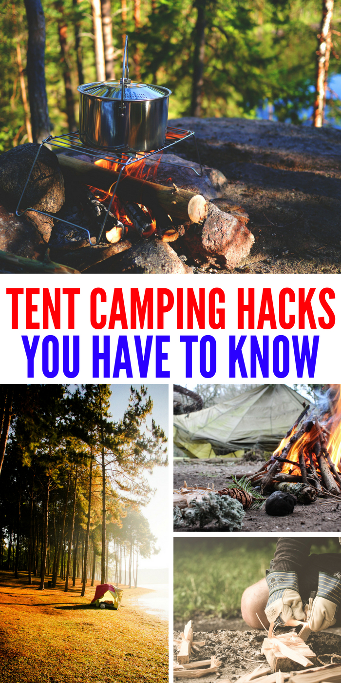 If you find that you are intrigued and want to give tent camping a try, here are tent camping hacks you'll be thankful to know! #tentcampinghacks #camping #tent #onecrazyhouse