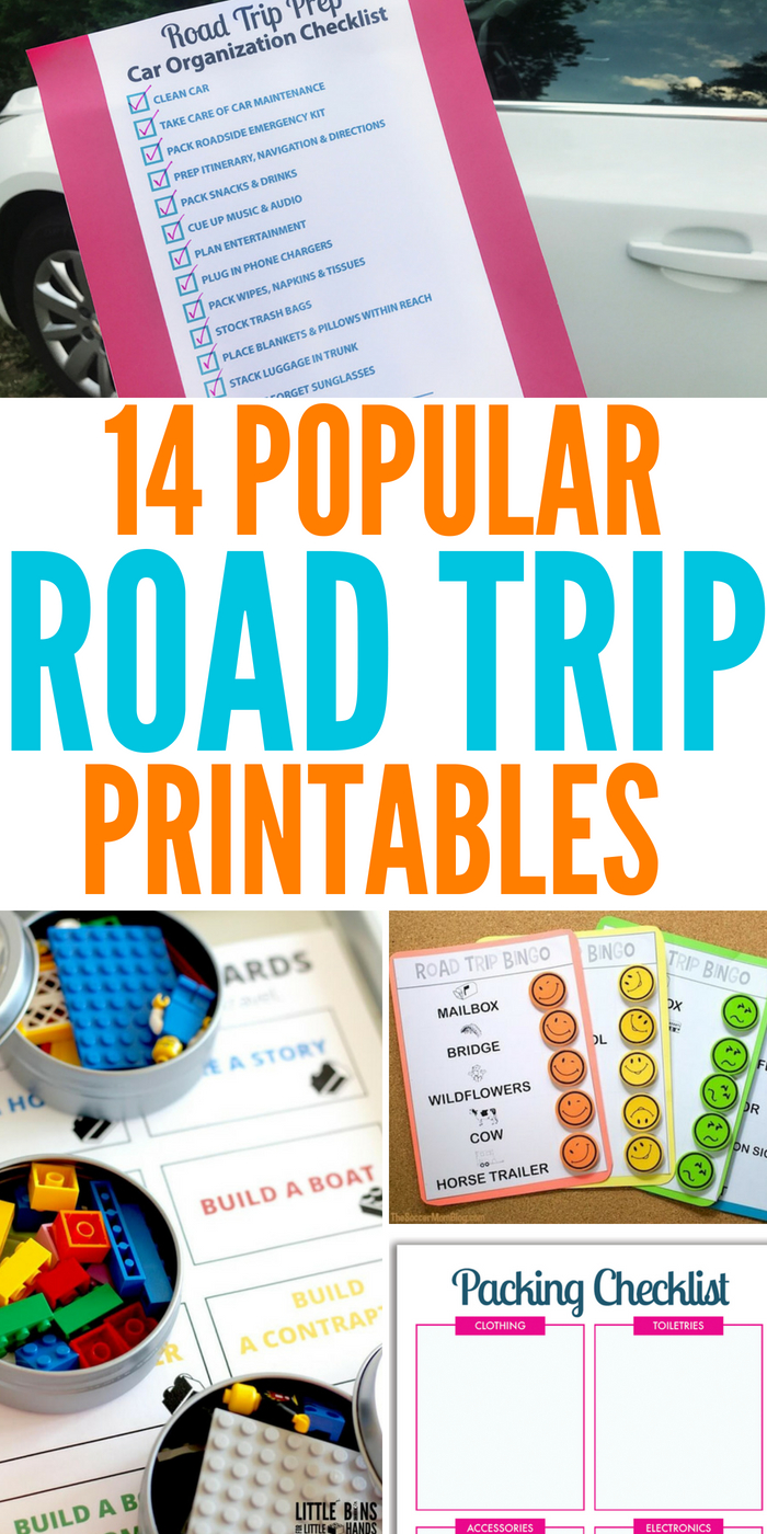 Popular Road Trip Printables That Are A Must For Hitting The Road