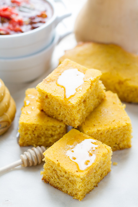Slow Cooker Side Dishes - Butternut Squash Cornbread - Life Made Sweeter