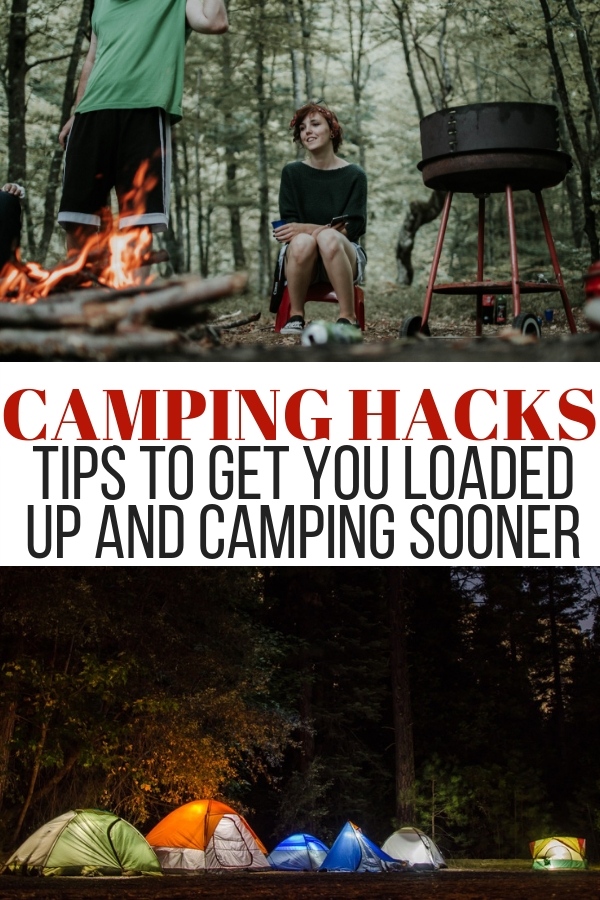 There are a ton of camping hacks out there that can make camping happen quickly and more efficiently. Check out my list of hacks to camp sooner. #campinghacks #camping #nature #onecrazyhouse