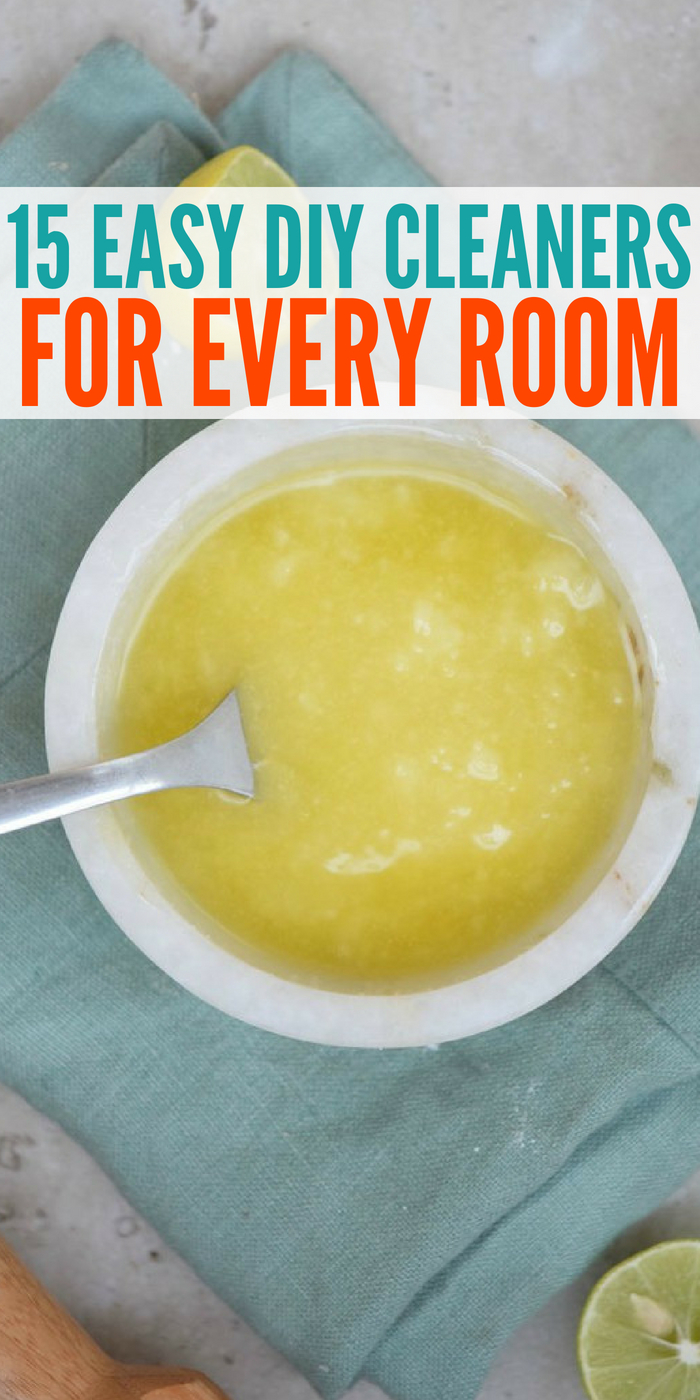 15 Easy DIY Cleaners For Every Room In Your Home