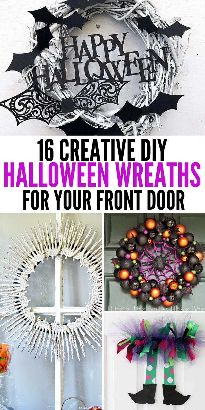 The Best DIY Halloween Wreaths To Make To Decorate Your Front Door