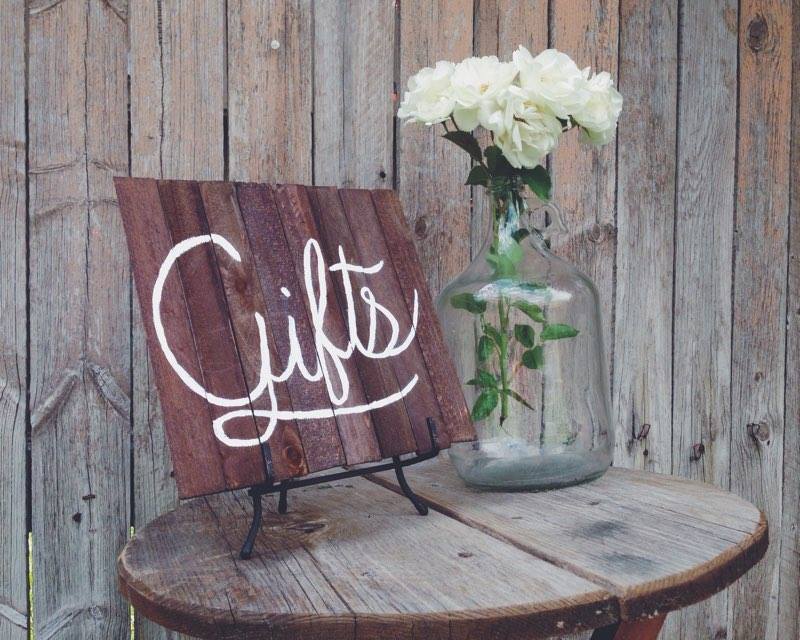 DIY Wedding - Gifts Sign-All Things Wedding Utah