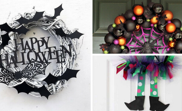 The Best DIY Halloween Wreaths To Make To Decorate Your Front Door