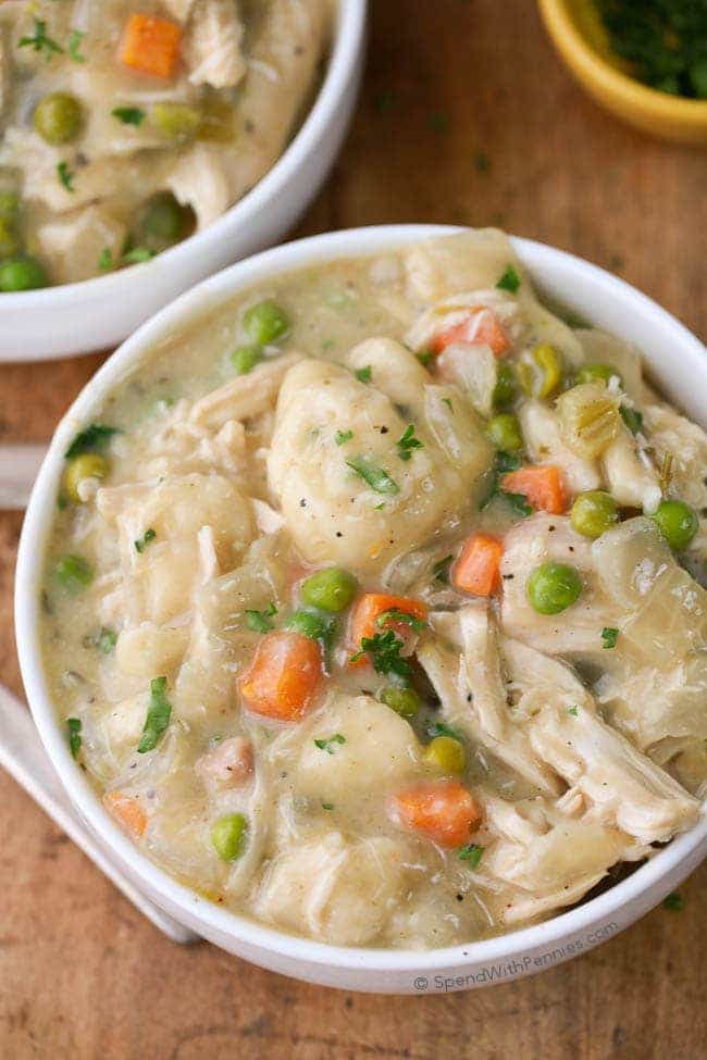 Crockpot Chicken and Dumplings 