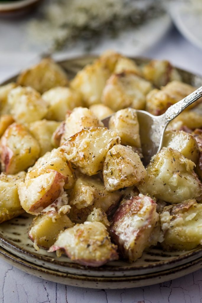 Instant Pot Holiday Sides - Instant Pot Roasted Potatoes- The Cozy Cook 