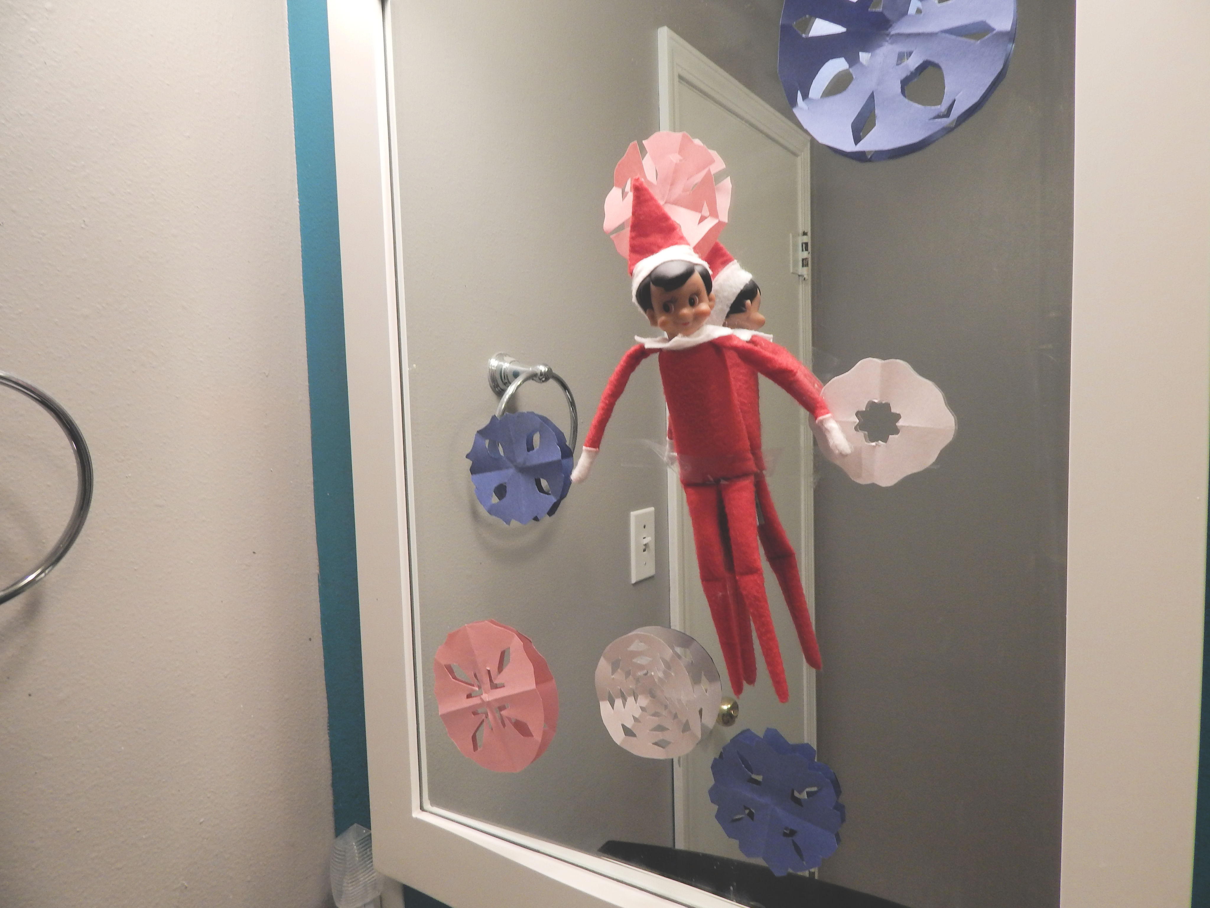 Elf On The Shelf Bathroom Ideas