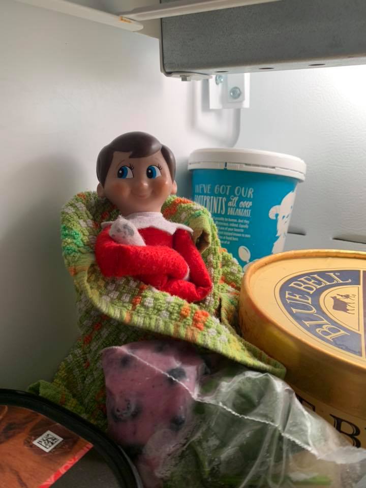 Winter Elf On The Shelf Ideas