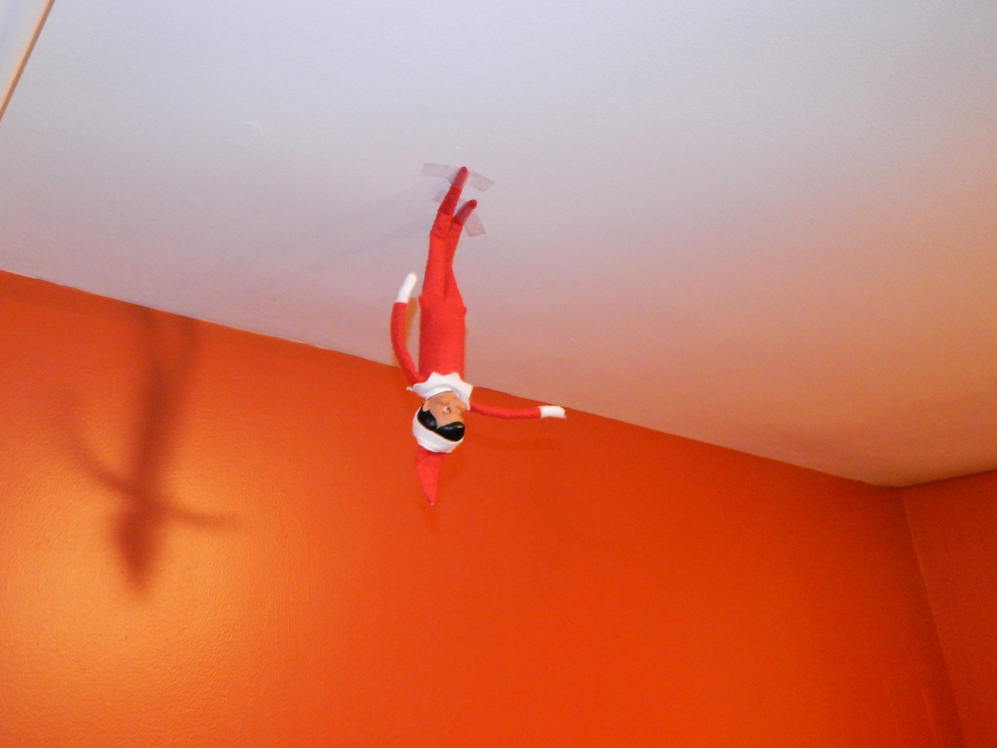 Elf On The Shelf Walks On Ceiling