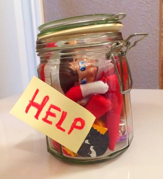 jar on kitchen counter