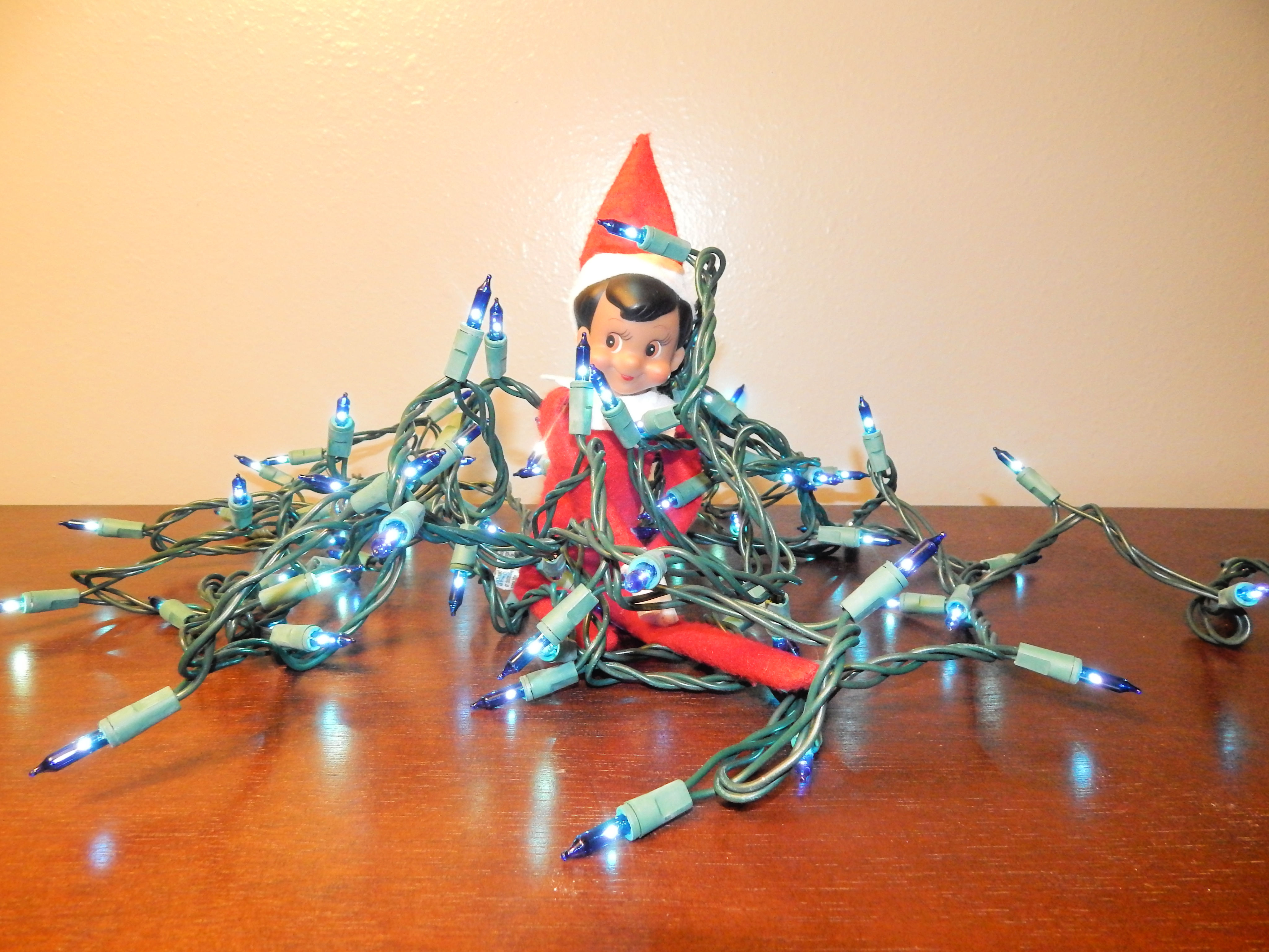 Clumsy Elf On The Shelf