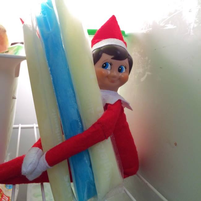 Elf On The Shelf Popsicles