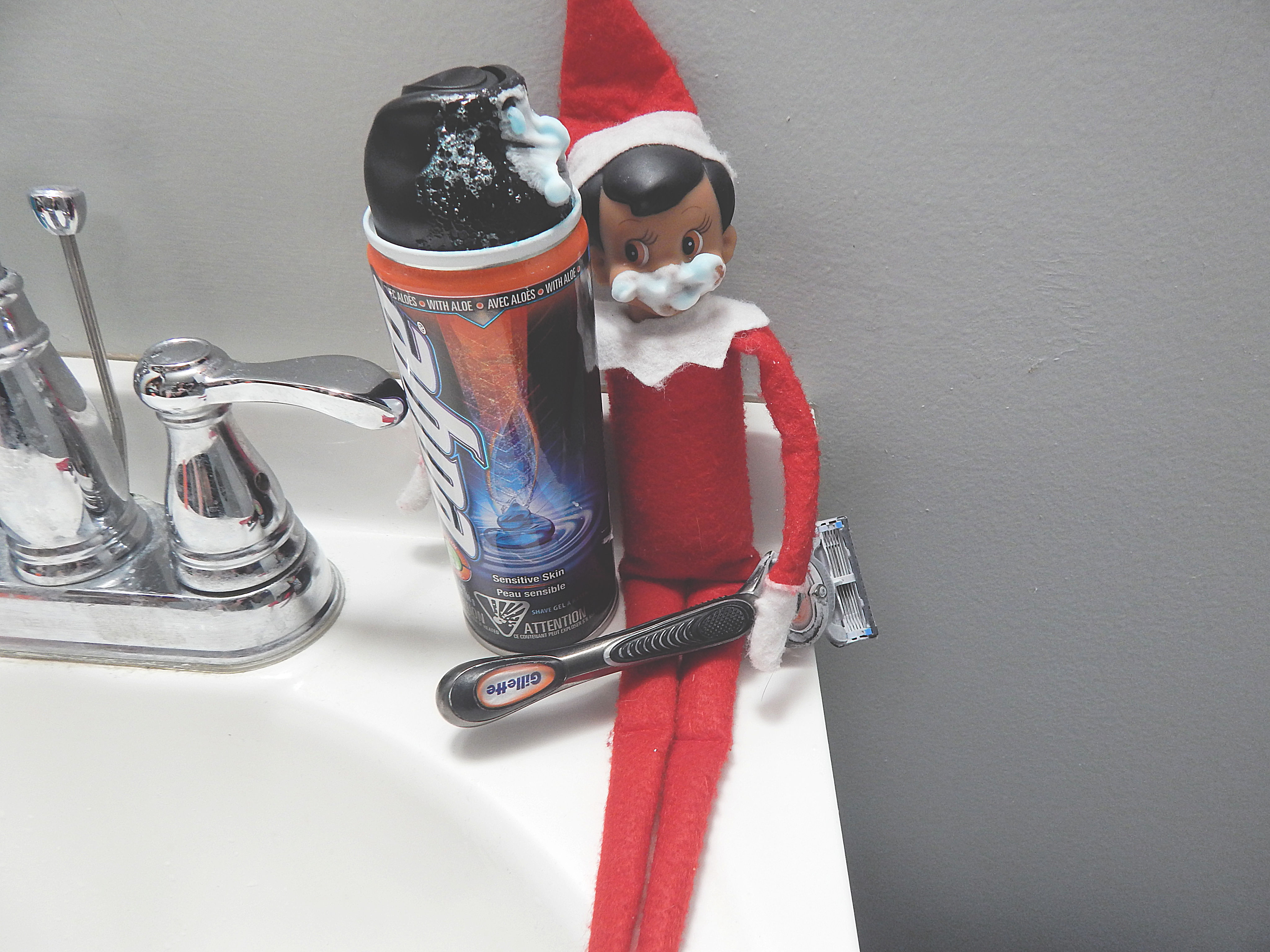 Elf On The Shelf Shaving