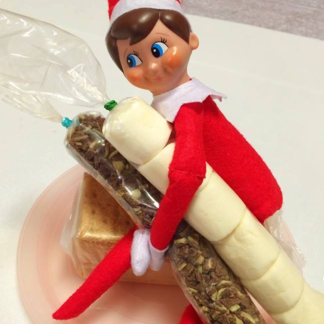 Elf On The Shelf Ideas Involving Food