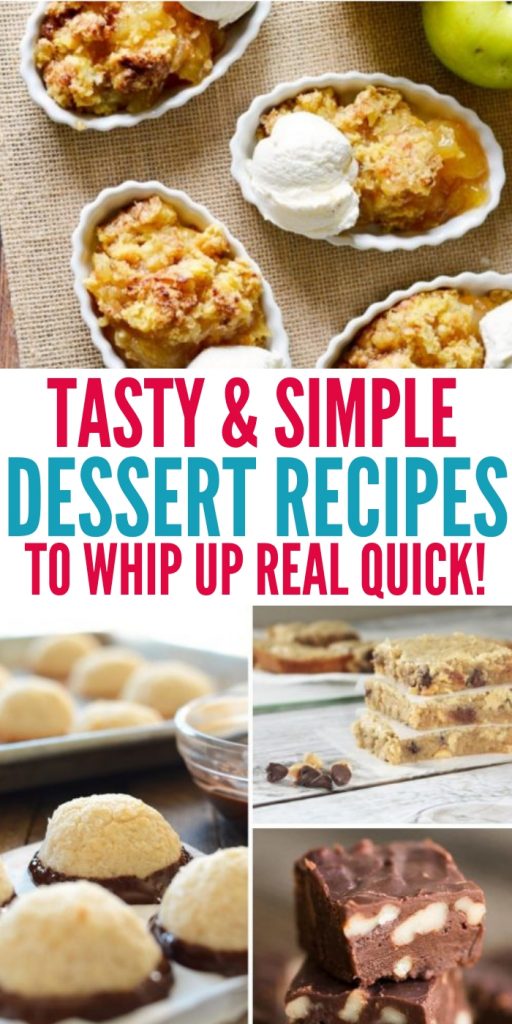 easy dessert recipes