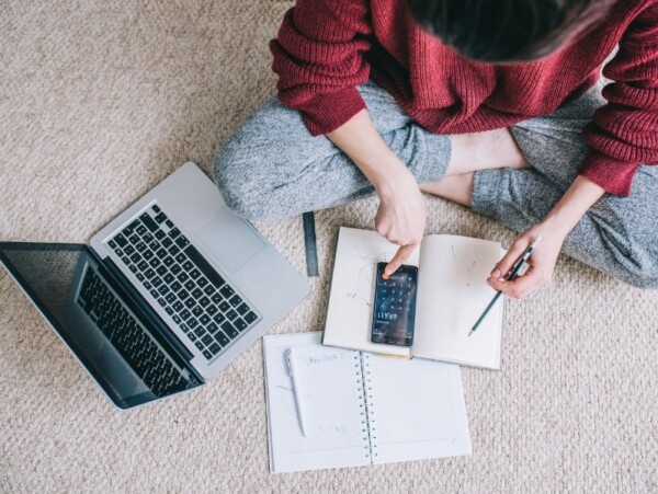 girl implementing budget ideas