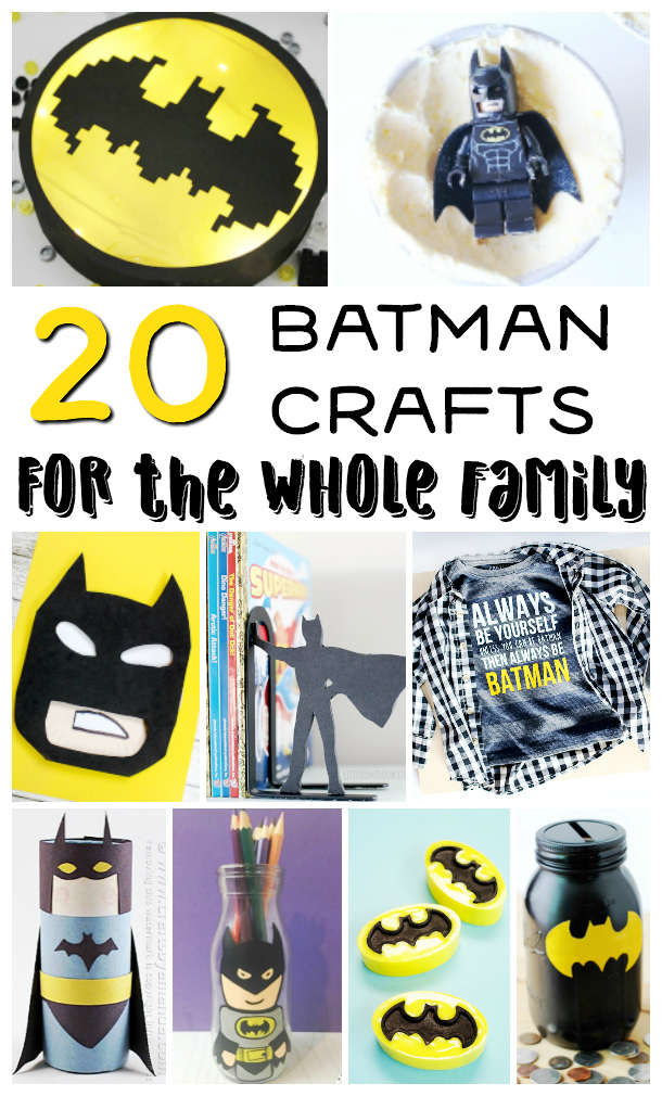 20 Batman Crafts for the Whole Family