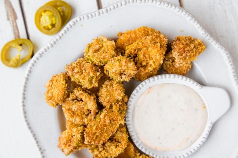 Enjoy Mexican appetizers like these Keto fried jalapenos