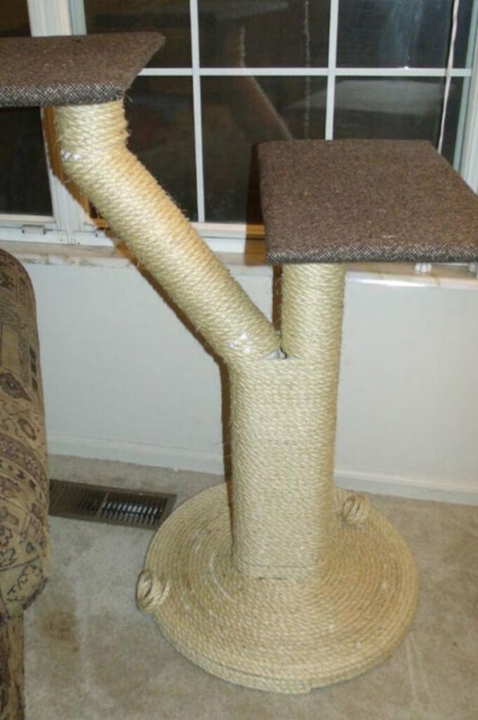 Great example of DIY cat trees