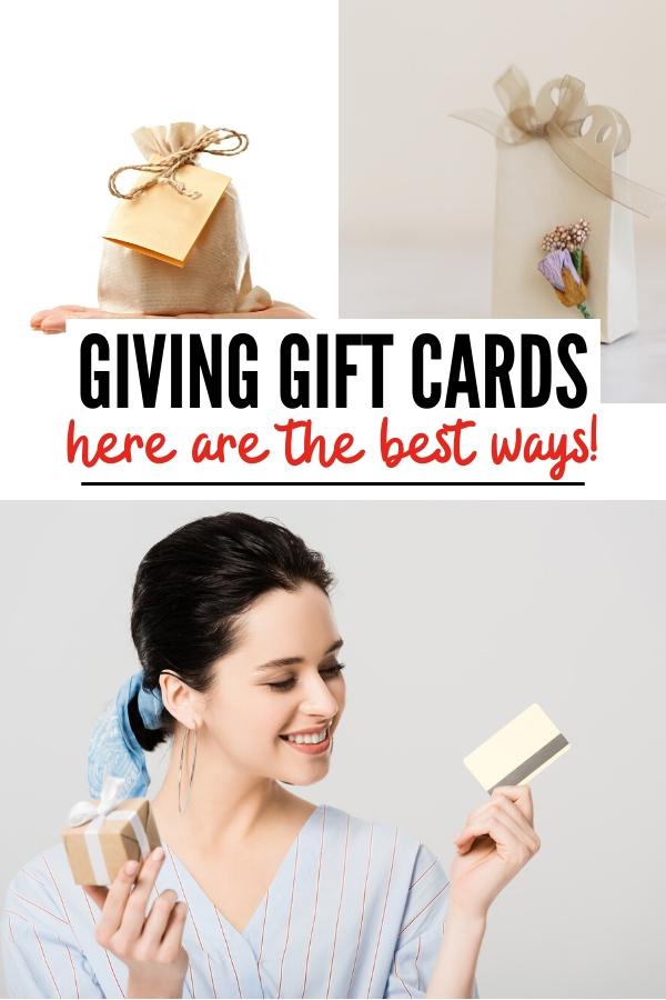 unique gift card presentation