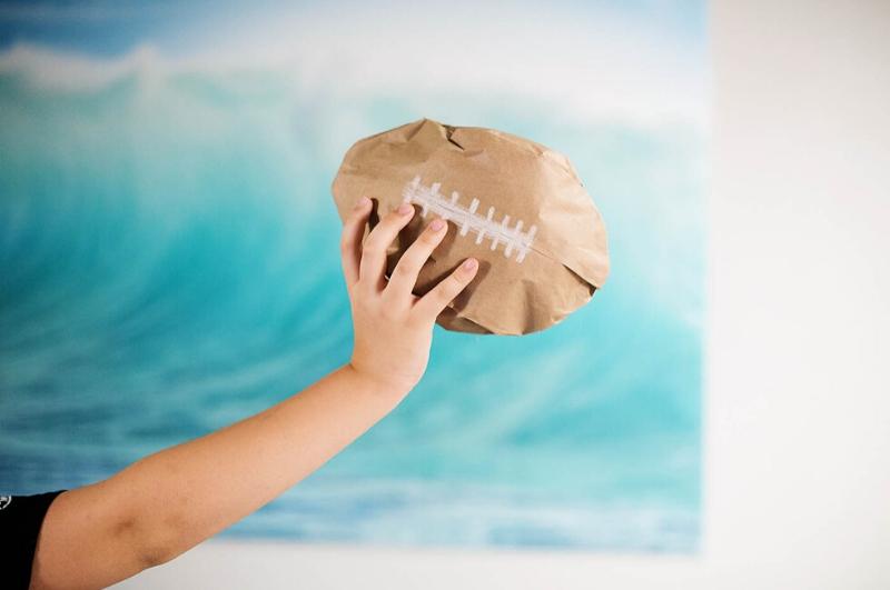 paper bag football