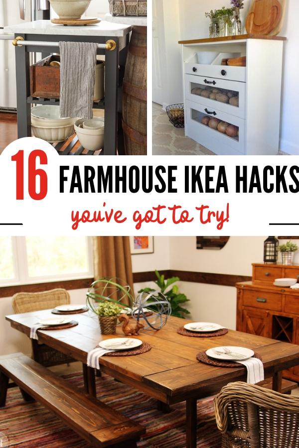 15 Farmhouse Style Ikea Hacks You've Got to Try