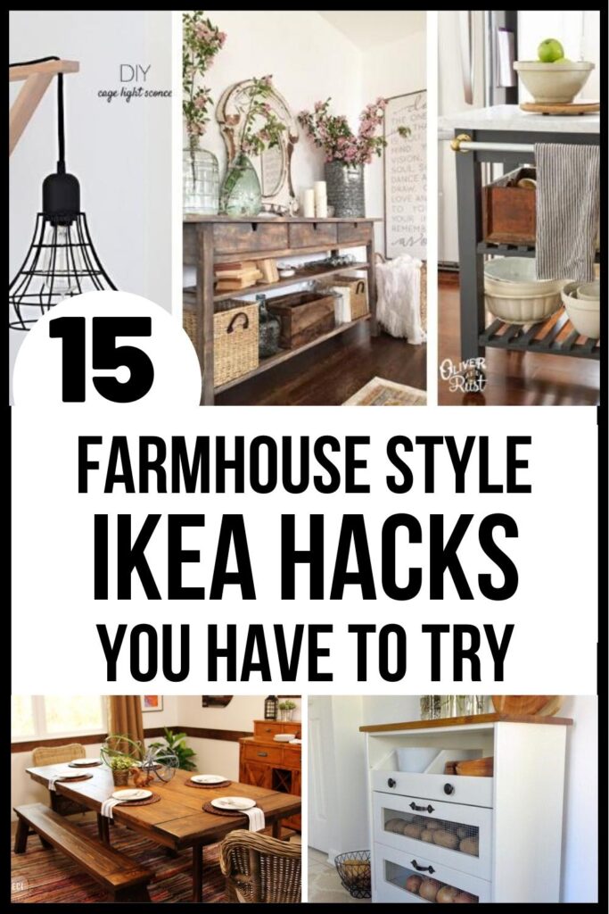 15 Farmhouse Style Ikea Hacks You've Got to Try