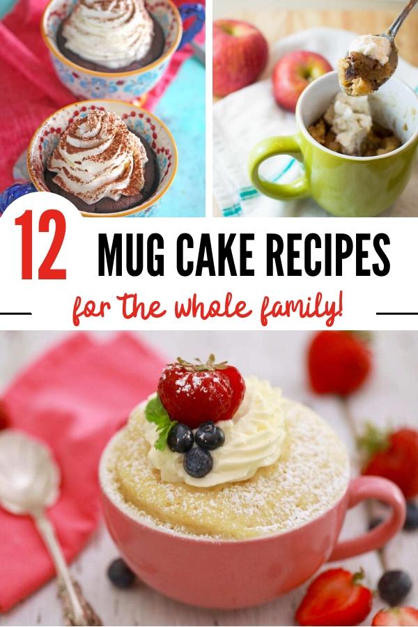 mug cakes pin image