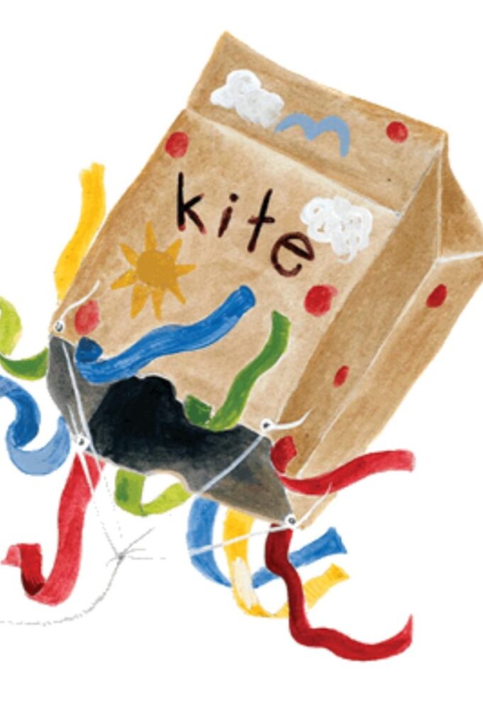 paper bag kite