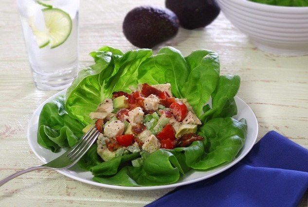 BLT salad on a plate