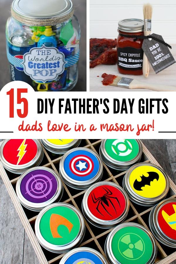 Mason jar presents for Dad Pin image B