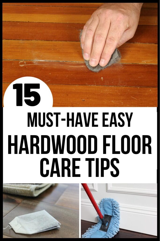hardwood floors care tips pin image A