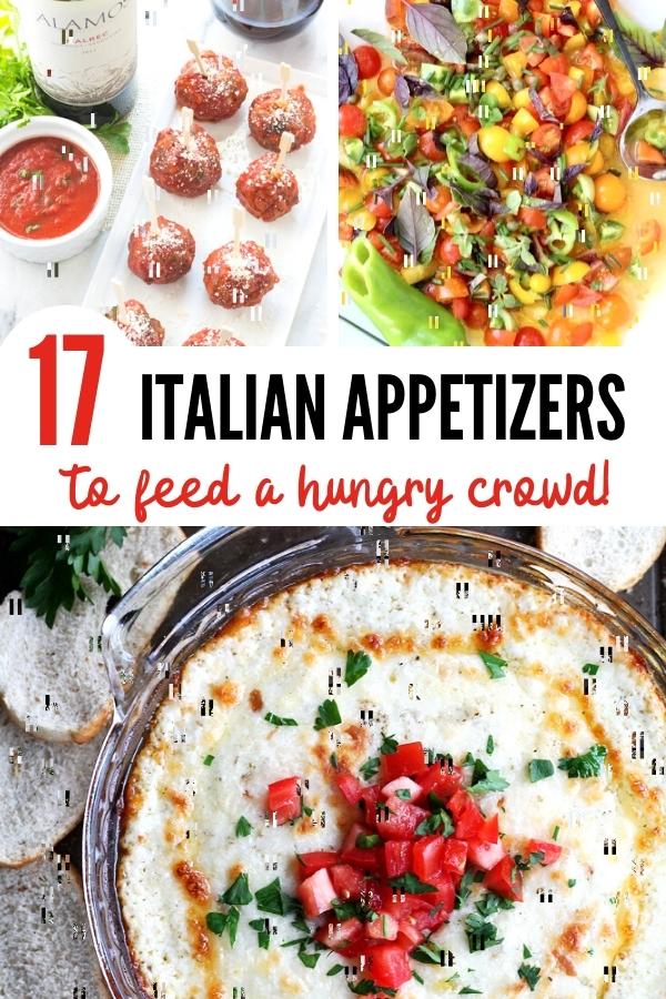 Italian Appetizers pin Image A