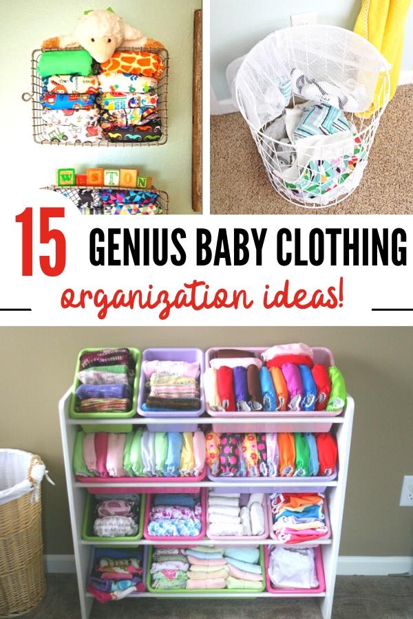 17 Ways You Can Organize Baby Clothes