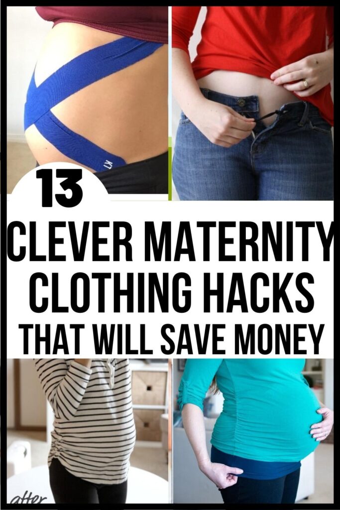 maternity clothes hacks pin image A