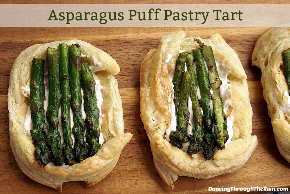 asparagus puff pastries