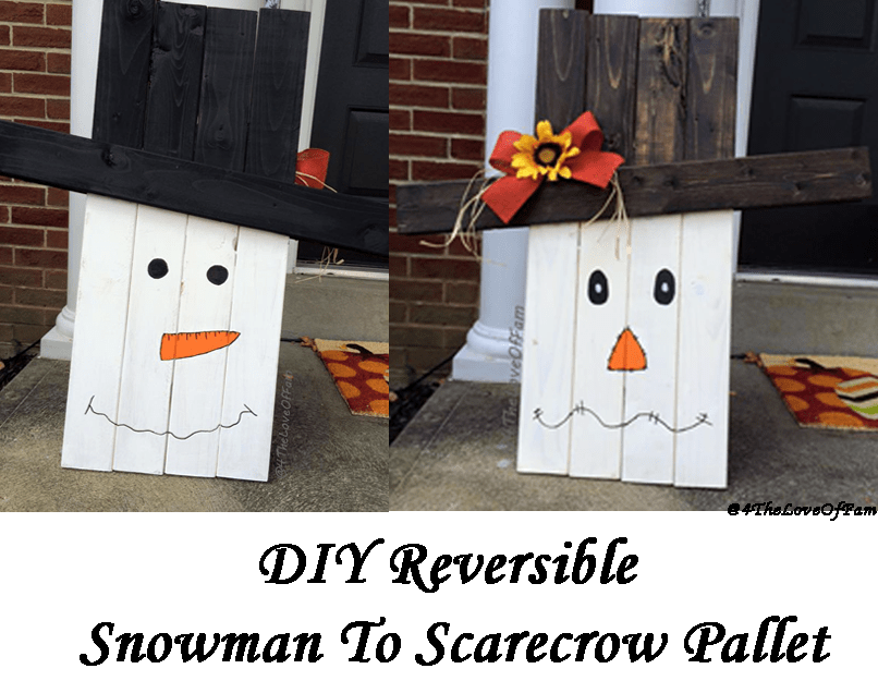 DIY reversible pallet decor