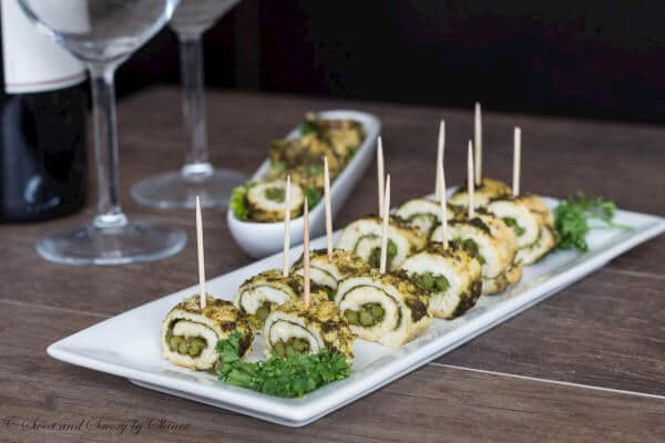 pesto chicken rolls with asparagus